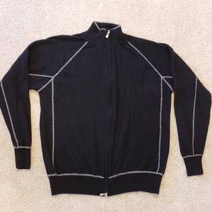 100% Cashmere Sweater, Black, Luigi Baldo sz. L